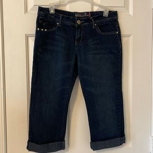 Rich Cow capri denim jeans Sz 11